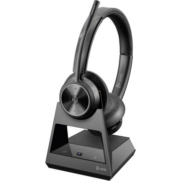 Casti Poly Savi 7320 Office Stereo Euro Plug Negru