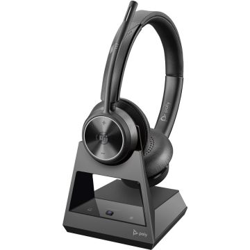 Casti Poly Savi 7320 Stereo Certificat Microsoft Teams Negru