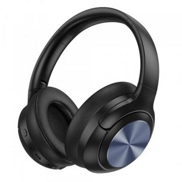 Casti Stereo Bluetooth HOCO W54, A2DP, ANC, Microfon (Negru)