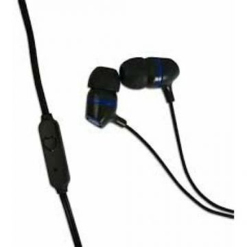 Casti stereo cu microfon Esperanza EH191KB, Negru/Albastru
