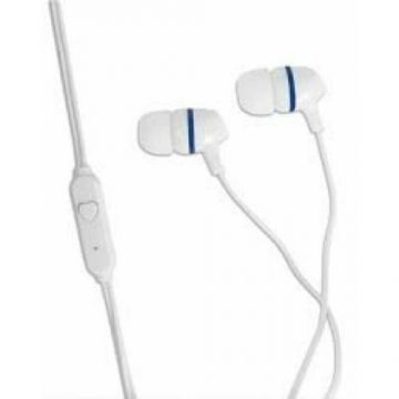 Casti stereo cu microfon Esperanza EH191WB, Alb/Albastru