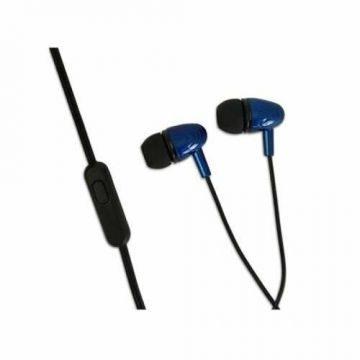 Casti stereo cu microfon Esperanza EH193KB, Negru/Albastru