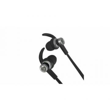 Casti stereo cu microfon Esperanza EH201KS, Negru/Gri