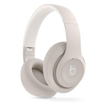 Casti Stereo Wireless Beats Studio Pro, Bluetooth 5.3, ANC, Autonomie 40 ore, Jack 3.5mm, USB Type-C, Asistent vocal (Alb)