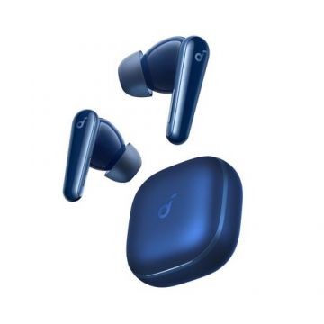 Casti True Wireless Anker SoundCore Liberty 5, Active Noise Cancelling, Autonomie 48 ore, IP55, Dolby Audio, Bluetooth 5.4 (Albastru)