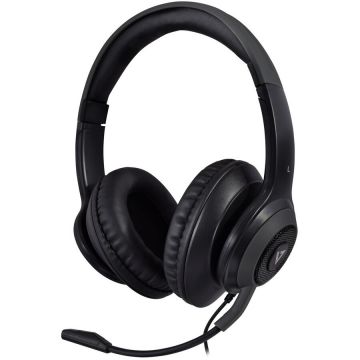 Casti V7HC701 Deluxe USB Negru