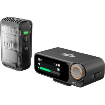 DJI Kit microfon wireless 2 DJI (1TX+1RX), Negru