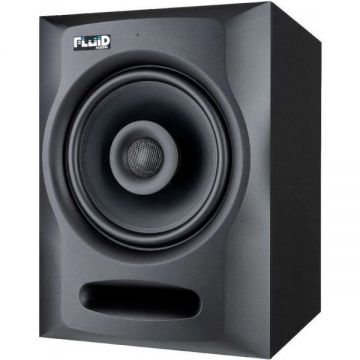 FLUID AUDIO Monitor studio, Fluid Audio FX80 V2p, putere totală: 110W RMS,  80W pentru woofer,  30W pentru tweeter, Negru