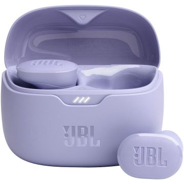 JBL Casti in-ear JBL Tune Buds, True wireless, Active Noise Cancelling, Bluetooth, 4 Microfoane, Autonomie 48H, IP54, Violet