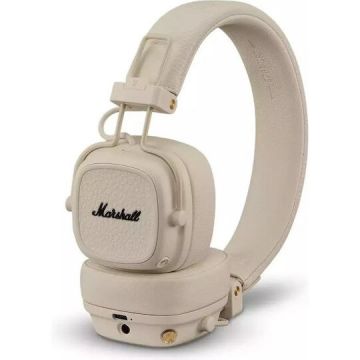 MARSHALL Casti On-Ear Marshall Major V, Wireless, Bluetooth, Autonomie 100 ore, Bej