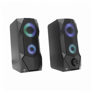 White Shark Boxa FLOW 2.0, 5W RMS, RGB, Black