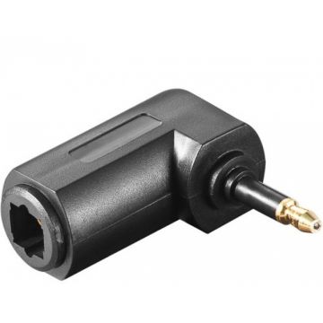Adaptor audio digital optic Toslink la mini Toslink 3.5mm unghi, KJTOSRED11