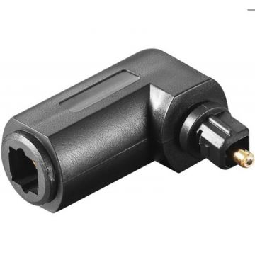 Adaptor audio optic Toslink unghi T-M, KJTOSRED10