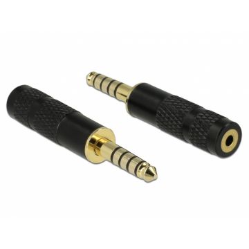 Adaptor Stereo jack 4.4 mm 5 pini la jack stereo 2.5 mm 4 pini T-M, Delock 65897