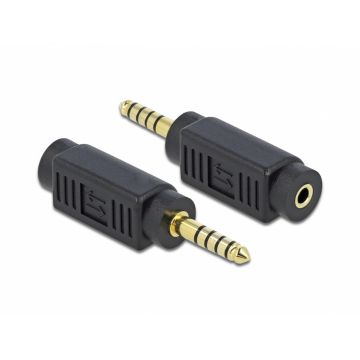 Adaptor stereo jack 4.4mm 5 pini la jack stereo 3.5 mm 3 pini T-M, Delock 65994