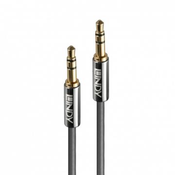 Cablu audio jack stereo 3.5mm CROMO LINE T-T 5m, Lindy L35324