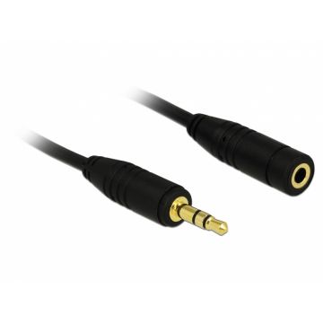 Cablu audio Stereo jack 3.5mm T-M 5 m, Delock 84237