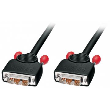 Cablu DVI-I Single Link 5m T-T Negru, Lindy L41273