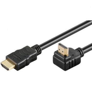 Cablu HDMI 4K@30Hz unghi 90 grade T-T 10m, KPHDMEA10