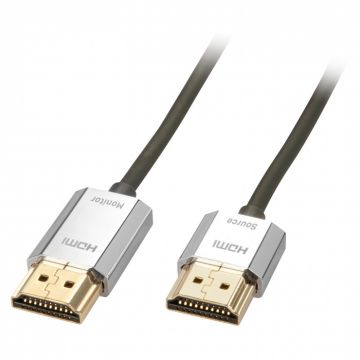 Cablu HDMI activ 4K60Hz Premium CROMO Slim T-T 3m, Lindy L41675