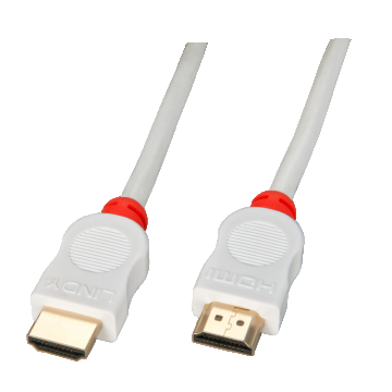 Cablu HDMI v1.4 0.5m T-T Alb, Lindy L41410