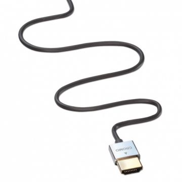 Cablu High Speed HDMI la micro HDMI-D 4K60Hz v2.0 CROMO Slim 0.5m, Lindy L41680