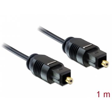 Cablu optic Toslink T-T 1M, Delock 82879