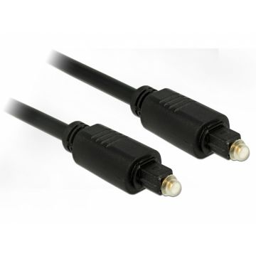 Cablu optic Toslink T-T 1M, Delock 82887