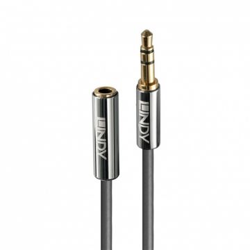 Cablu prelungitor audio jack stereo 3.5mm CROMO Line T-M 0.5m, Lindy L35326