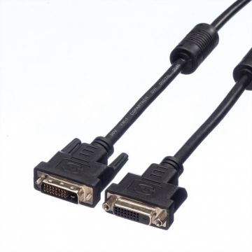 Cablu prelungitor DVI-D Dual Link 24+1 pini T-M 2m, Value 11.99.5563