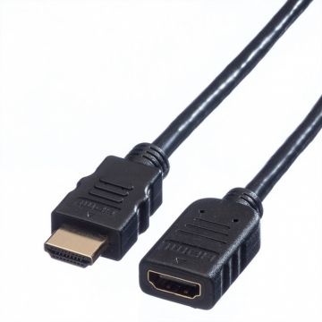 Cablu prelungitor HDMI T-M 5m Negru, Value 11.99.5577