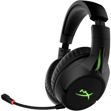 Casti gaming wireless HyperX CloudX Flight, compatibile cu PC/Xbox One/Xbox Series X|S, negru/verde