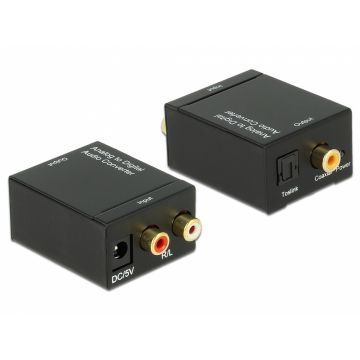 Convertor audio RCA Analog la Digital S/PDIF, Delock 62443