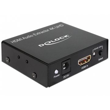 Extractor audio HDMI Stereo / 5.1 Channel 4K, Delock 62692