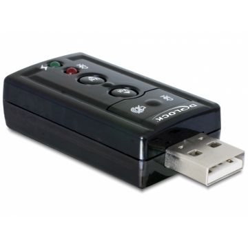 Placa de sunet USB, 7.1, Delock 61645