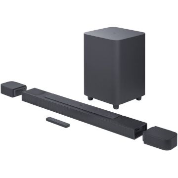 Soundbar JBL BAR 800, 5.1.2, Sateliti detasabili, 720W, Dolby Atmos, Wi-Fi, Airplay, HDMI eArc, Negru