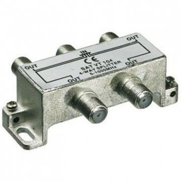 Splitter coaxial (antena tv) 4 porturi 5-1000 MHz, KTF14