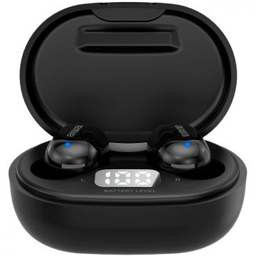 AIWA Casti Bluetooth AIWA EBTW-150BK, Negre