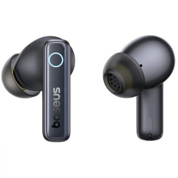 BASEUS Casti In-Ear Baseus Bowie E13, True Wireless, Bluetooth, Autonomie 30 ore, Negru