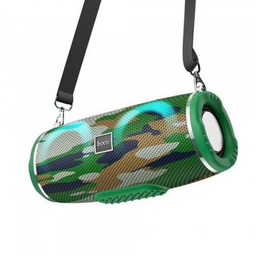 Boxa Portabila Bluetooth HOCO HC12, 10W, RGB, Waterproof (Camuflaj)