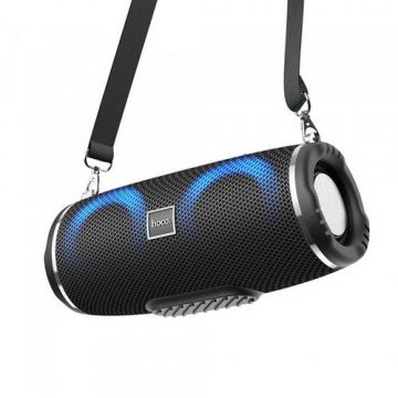 Boxa Portabila Bluetooth HOCO HC12, 10W, RGB, Waterproof (Negru)