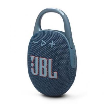 Boxa portabila JBL Clip 5, Bluetooth, 7 W, Multi-Point, Auracast, IP67 (Albastru)