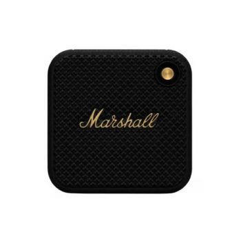 Boxa portabila Marshall Willen, Bluetooth, Autonomie 15 ore, Rezistent la apa, Microfon (Negru)
