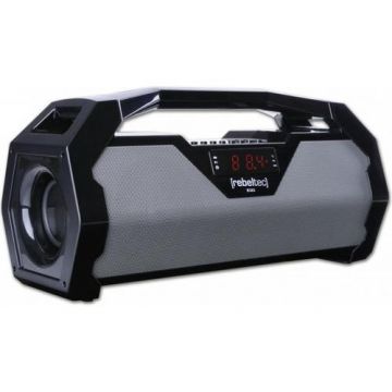 Boxa portabila Rebeltec SoundBOX 400, 20 W, Bluetooth, LED, Radio FM, microSD, USB, AUX (Negru)