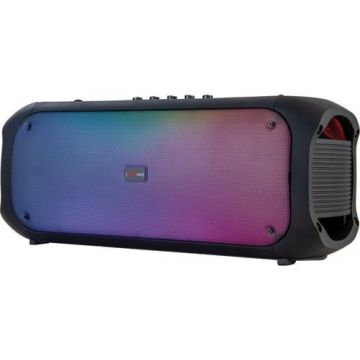 Boxa Portabila Rebeltec SoundBox 650, 80 W, Bluetooth 5.3, Autonomie 8-12 ore, 8 butoane multimedia (Negru)