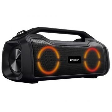 Boxa portabila Tracer BigBoy TWS, Bluetooth, 40 W, LED, RGB, Autonomie 8 ore (Negru) Boxa portabila Tracer BigBoy TWS, Bluetooth, 40 W, LED, RGB, Autonomie 8 ore (Negru)