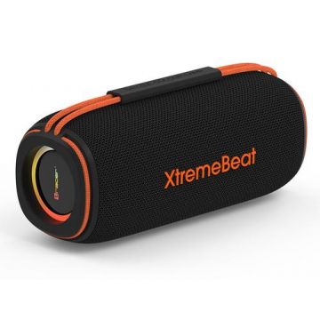 Boxa portabila Tracer XtremeBeat Pro TWS, Bluetooth, 40 W, Autonomie 8 ore, MicroSD, AUX, USB-A, IPX6 (Negru)