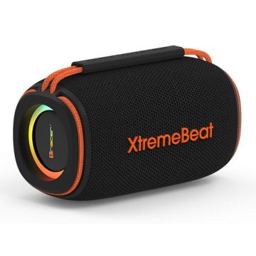 Boxa portabila Tracer XtremeBeat XTRAVOX L TWS, Bluetooth, 15 W, RGB, USB-C, AUX, MicroSD, USB-A, IPX6 (Negru)