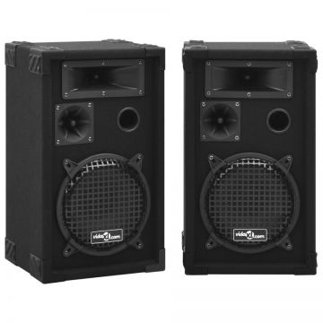 Boxe Hifi pasive de scenă profesionale, 2 buc., negru, 800 W