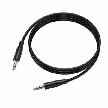 Cablu audio AUX Borofone AUX BL26 Standard, Jack 3.5mm - Jack 3.5mm, 1m, Negru